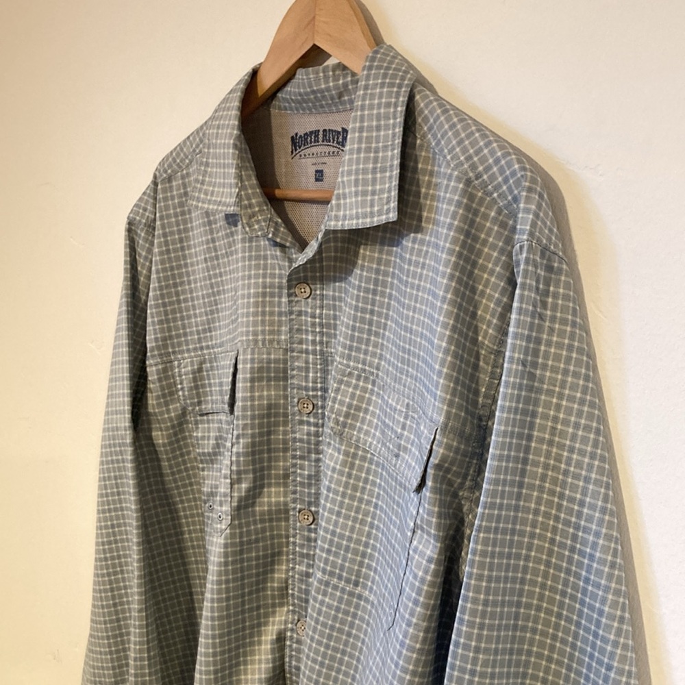 NORTH RIVER Men’s Size XL Button Down - Picture 4 of 5